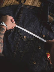 バイカー デニム ジャケット