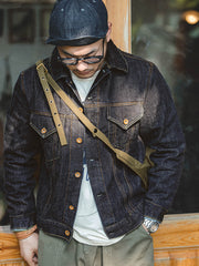 バイカー デニム ジャケット