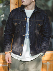 バイカー デニム ジャケット