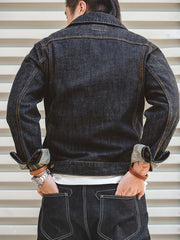 バイカー デニム ジャケット