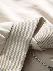 バッジ付きフライトジャケット