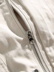 バッジ付きフライトジャケット