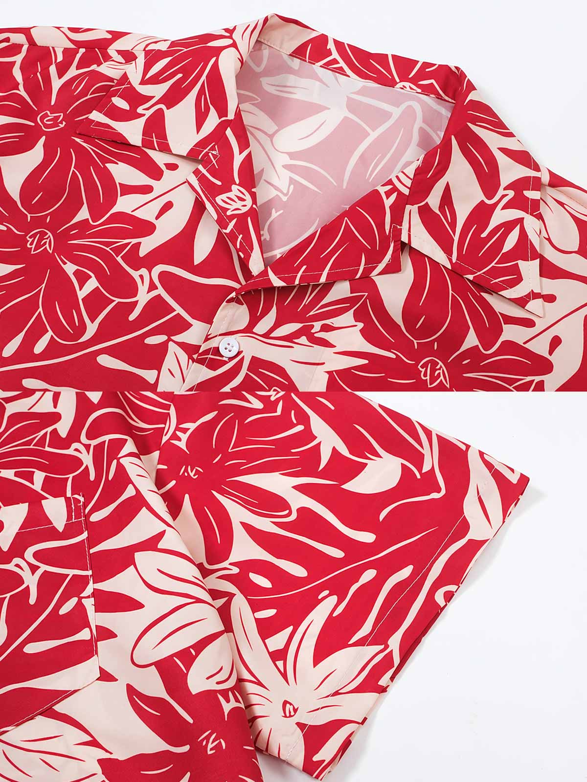 シャツのプリントディテール