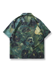 ヴィンテージペインティンググラフィティ半袖シャツの正面図