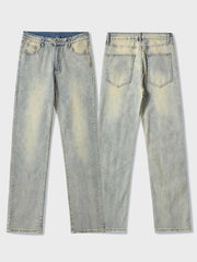 ヴィンテージストレートジーンズ全体図