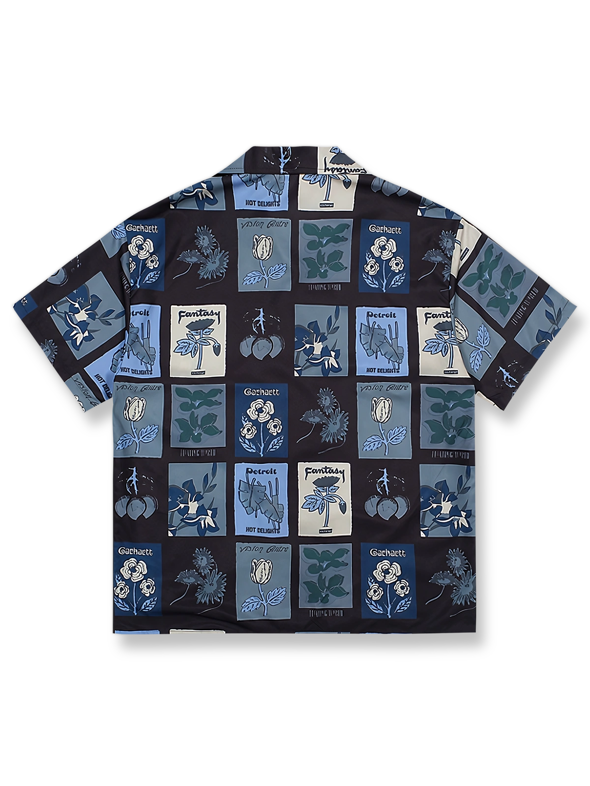 フローラルプリントハワイアンシャツの正面画像