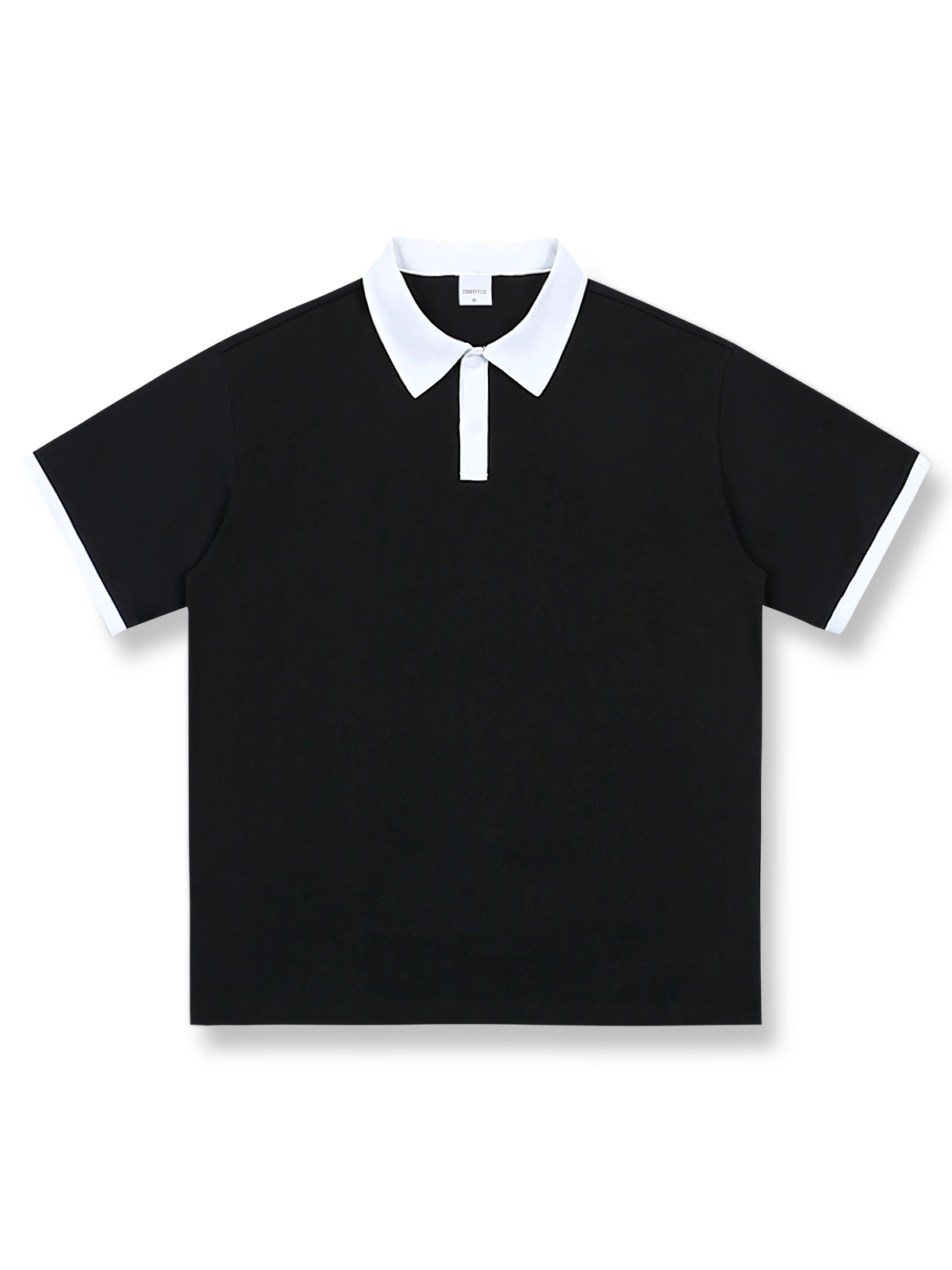 配色半袖ヴィンテージポロシャツ正面図