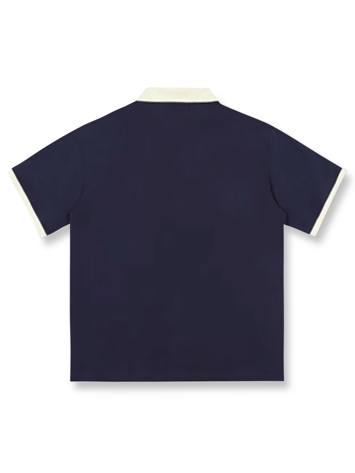 配色半袖ヴィンテージポロシャツ正面図