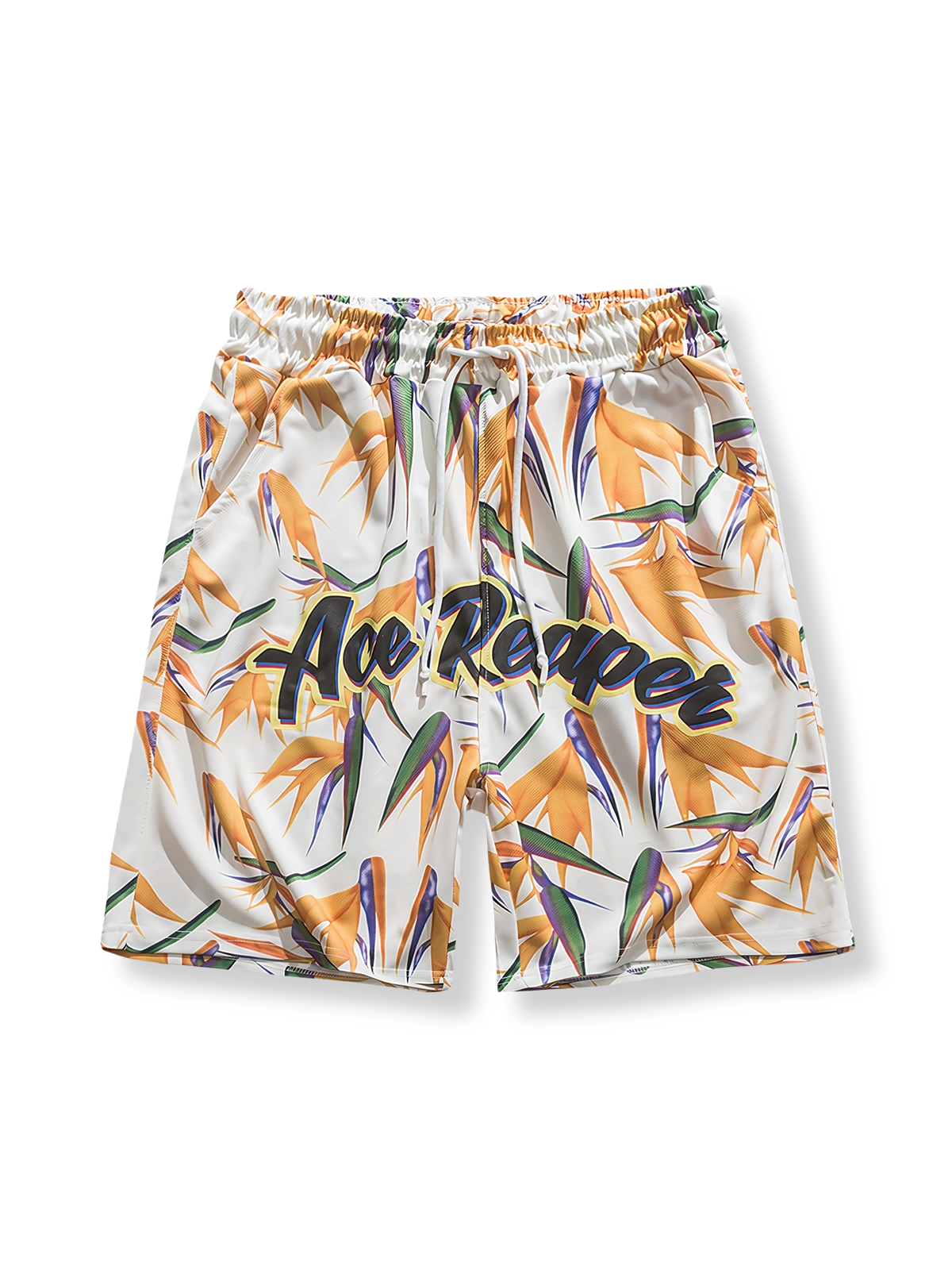 ハワイアンプリントスポーツショーツの全体表示