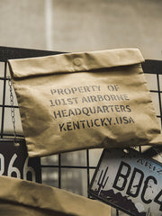 ミリタリー 磁石キャンバス ハンドバッグ