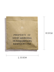 ミリタリー 磁石キャンバス ハンドバッグ