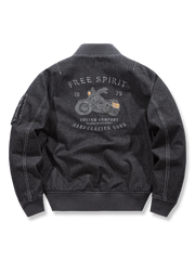 MA-1 デニム フライトジャケット