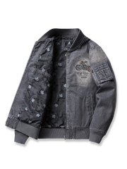 MA-1 デニム フライトジャケット