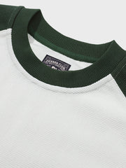 ワッフル生地 ドルマンスリーブ Tシャツ