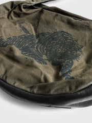 レザーボトム骑行スタイル バッグ