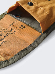 ナイロン オレンジ色 小物入れ ポーチ