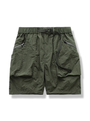 ジッパー付き 大型ポケット ショートパンツ