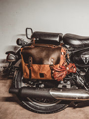 多機能キャンバスオートバイバッグサイドポーチ