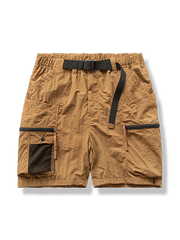 五色 機能風 ゴム入り ワークショートパンツ