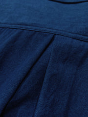 藍染め トンボ抜染 キューバカラーシャツ