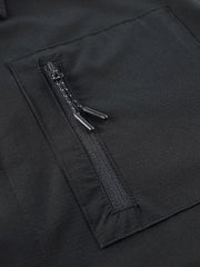 配色切替フェイクレイヤード半袖シャツ