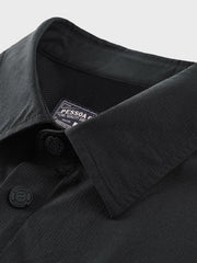 配色切替フェイクレイヤード半袖シャツ