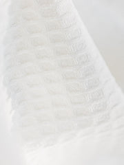 ネコ刺繍入り ワッフル半袖シャツ