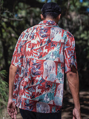 敦煌の九色鹿 半袖シャツ