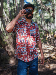 敦煌の九色鹿 半袖シャツ