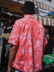 ピンクパームツリー アロハシャツ