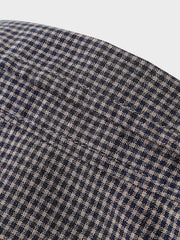 細ギンガム チェック 半袖シャツ