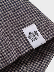 細ギンガム チェック 半袖シャツ