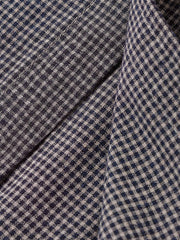 細ギンガム チェック 半袖シャツ