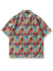 ボヘミアン民族調柄 アロハシャツ