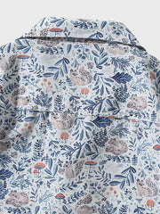 ボタニカル柄 アロハシャツ