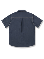 コントラストステッチシャツ