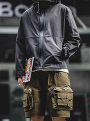 ミドル ウエスト ワーク ショートパンツ