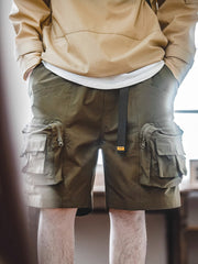 ミドル ウエスト ワーク ショートパンツ