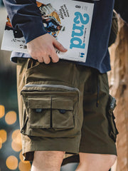 ミドル ウエスト ワーク ショートパンツ