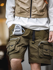 ミドル ウエスト ワーク ショートパンツ