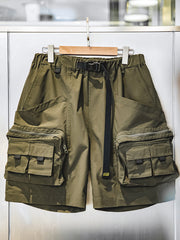 ミドル ウエスト ワーク ショートパンツ