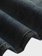 ダメージ加工 配色ポケット オーバーオール