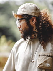 刺繍入りナイロンマウンテンキャップ