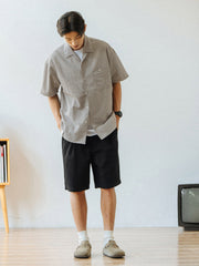 バブルガーゼストライプシャツ