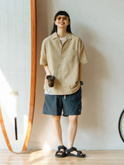 バブルガーゼストライプシャツ