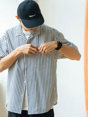 バブルガーゼストライプシャツ