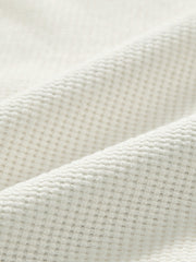 刺繍入り ワッフル ポロシャツ