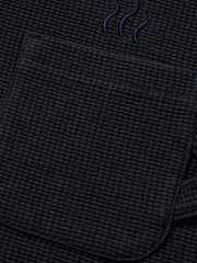 刺繍入り ワッフル ポロシャツ