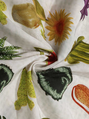 手描き トロピカルプランツ アロハシャツ