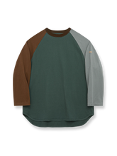スリーブ コントラストカラー 長袖Tシャツ
